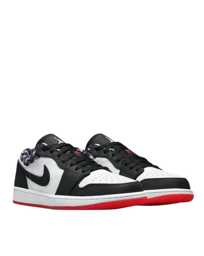 NIKE AIR JORDAN 1 LOW QUAI 54 BLACK WHITE RED DM0095 106