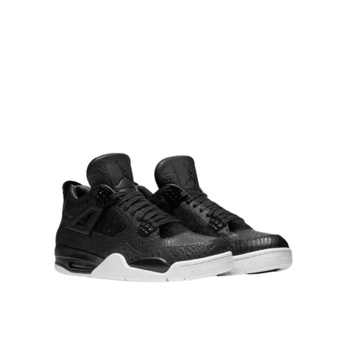 NIKE AIR JORDAN 4 RETRO PONY HAIR BLACK SAIL 819139 010