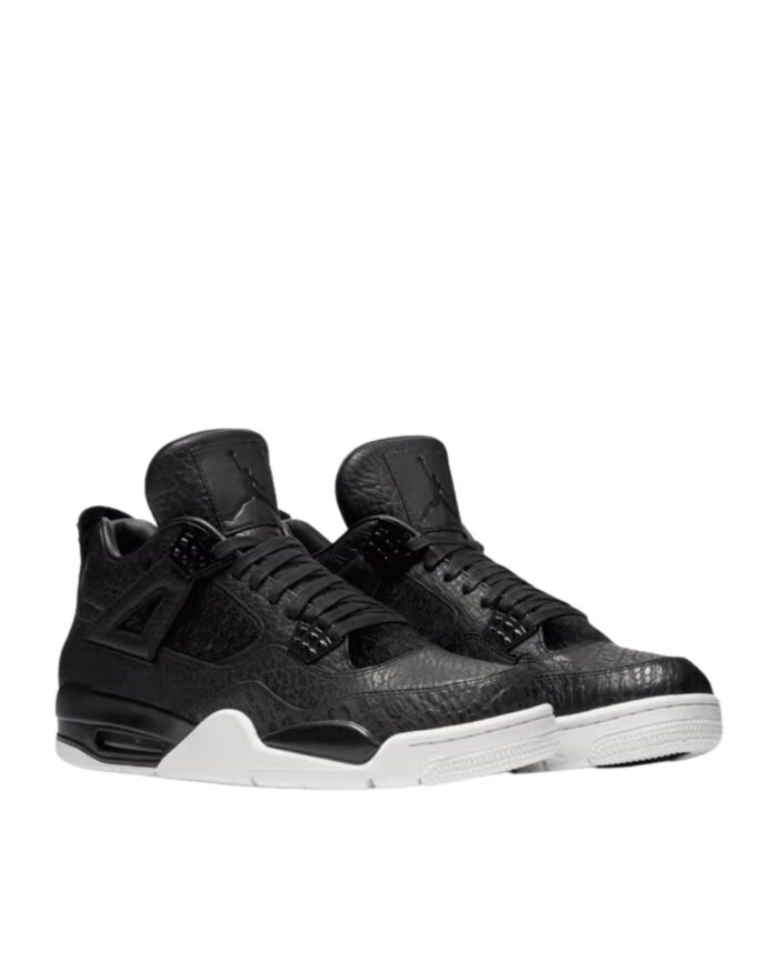 NIKE AIR JORDAN 4 RETRO PONY HAIR BLACK SAIL 819139 010