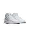 NIKE AIR JORDAN 1 MID SCHEMATIC WHITE BLACK DQ1864 100