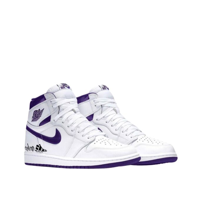 NIKE AIR JORDAN 1 RETRO HIGH OG WMNS WHITE COURT PURPLE CD0461 151