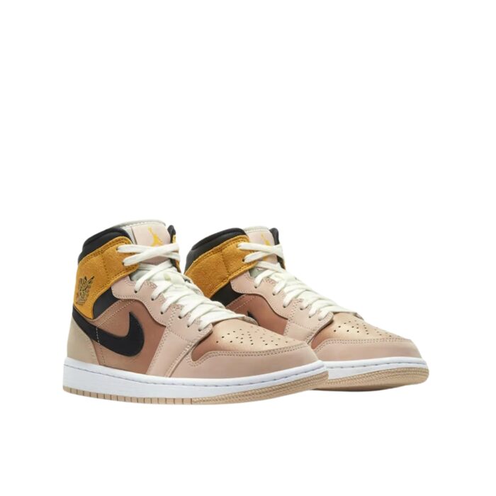 NIKE AIR JORDAN 1 RETRO HIGH TIE DIE W PARTICLE BEIGE BLACK METALLIC RED BRONZE DD2224 200