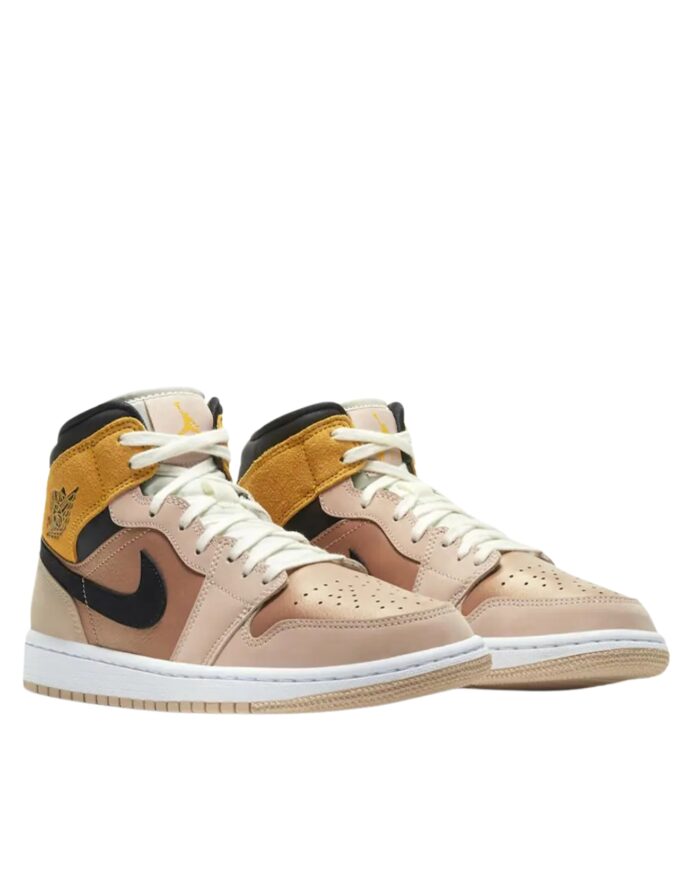 NIKE AIR JORDAN 1 RETRO HIGH TIE DIE W PARTICLE BEIGE BLACK METALLIC RED BRONZE DD2224 200