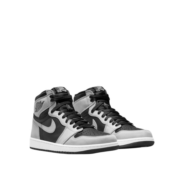 NIKE AIR JORDAN 1 RETRO HIGH OG SHADOW 2 0 BLACK WHITE LIGHT SMOKE GREY 555088 035