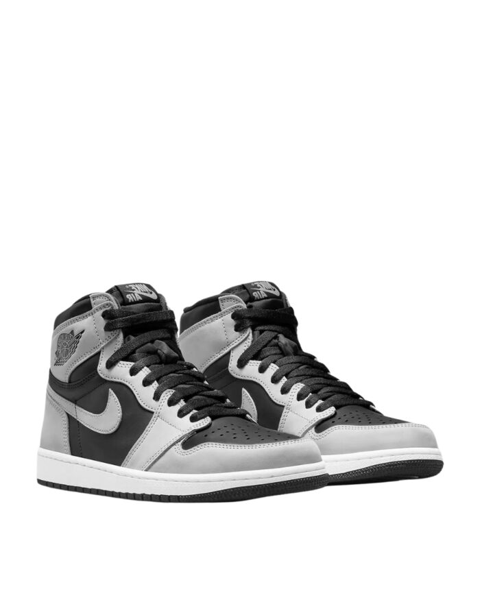 NIKE AIR JORDAN 1 RETRO HIGH OG SHADOW 2 0 BLACK WHITE LIGHT SMOKE GREY 555088 035