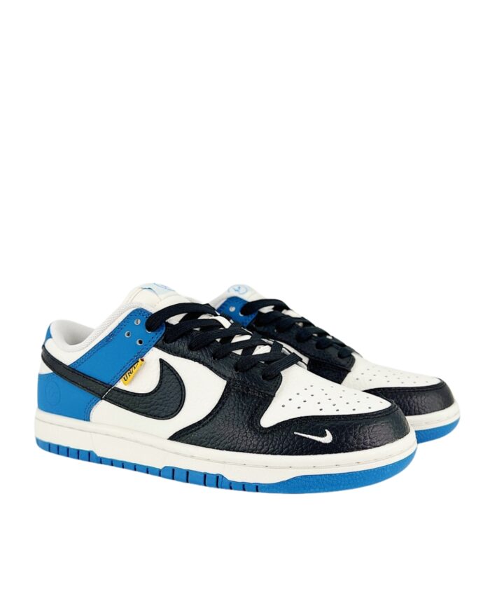 NIKE SB DUNK LOW X FRAGMENT DESIGN WHITE BLACK BLUE HOOK CY5979 110