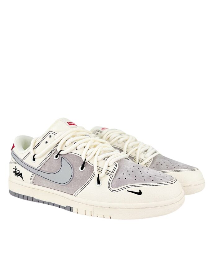 NIKE DUNK SB LOW X STUSSY X SUPREME GREY BEIGE