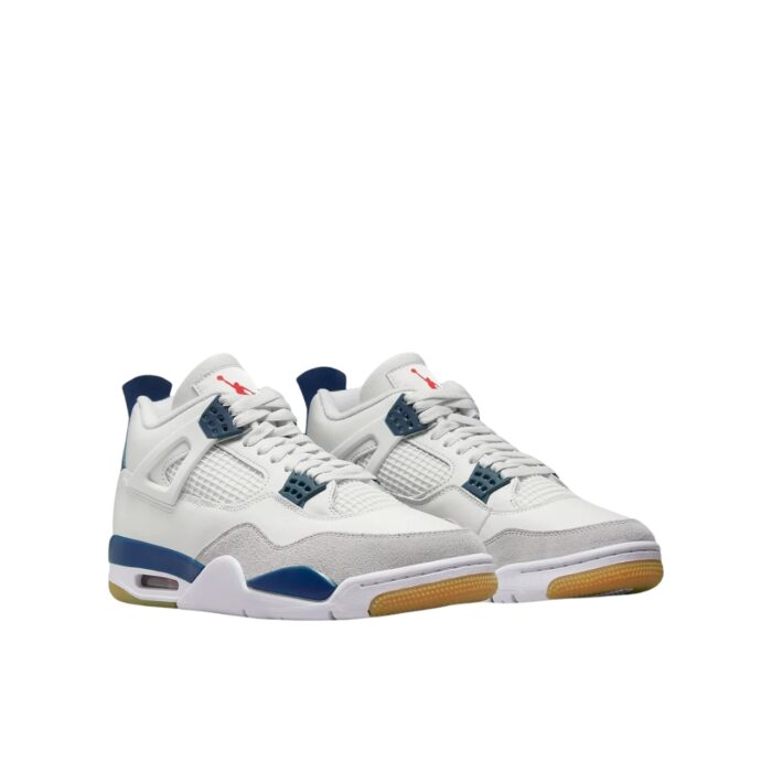 NIKE AIR JORDAN 4 SUMMIT WHITE NAVY NEUTRAL GREY GUM YELLOW VARSITY RED DR5415 100
