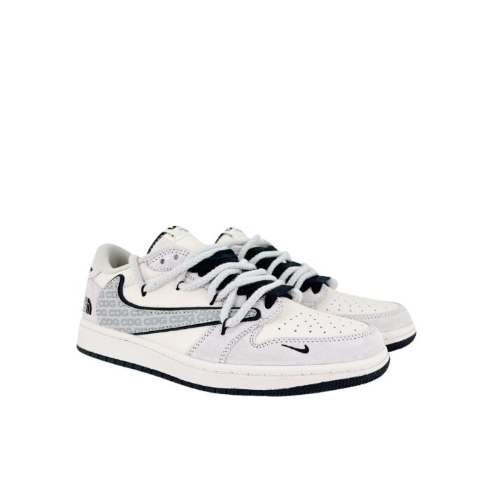 NIKE AIR JORDAN 1 LOW X TRAVIS SCOTT X FRAGMENT DESIGN OG SP DARK GRAY WHITE