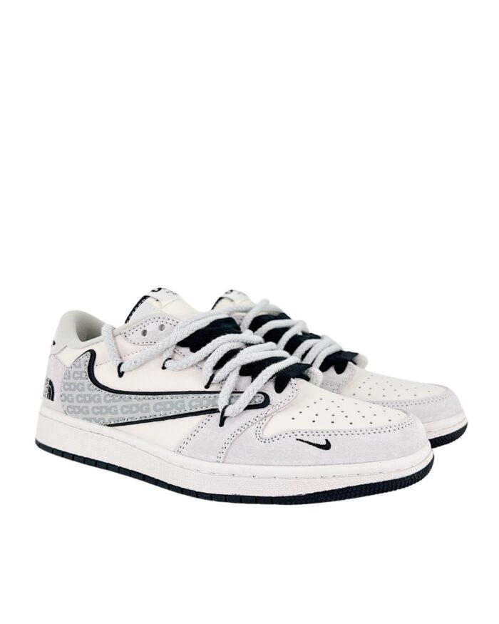 NIKE AIR JORDAN 1 LOW X TRAVIS SCOTT X FRAGMENT DESIGN OG SP DARK GRAY WHITE