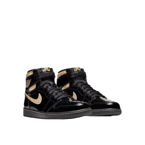 NIKE AIR JORDAN 1 RETRO HIGH OG BLACK GOLD 555088 032