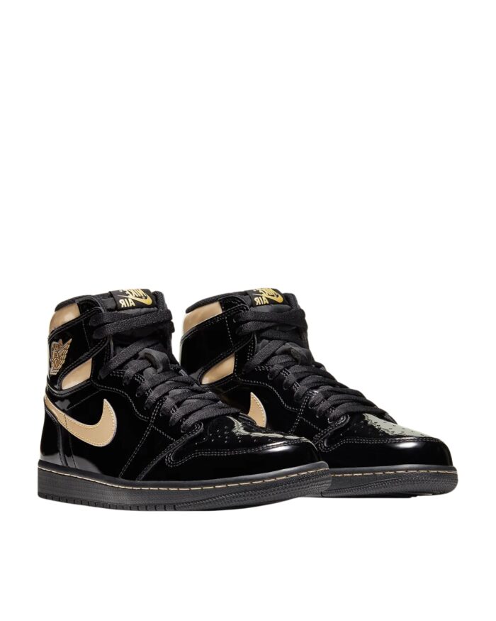 NIKE AIR JORDAN 1 RETRO HIGH OG BLACK GOLD 555088 032