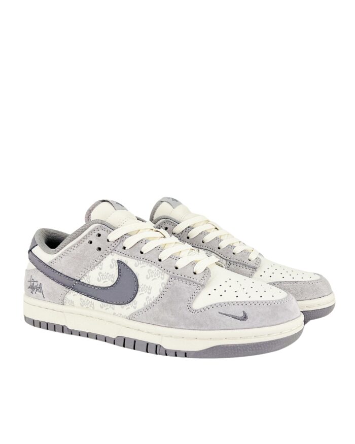 NIKE SB DUNK LOW X STUSSY GREY WHITE