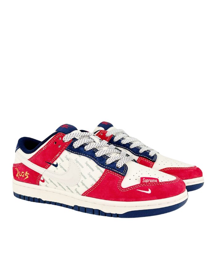 NIKE SB DUNK LOW X SUPREME SNAKE YEAR LIMITED WHITE RED SMALL HOOK STARS FC1688 209