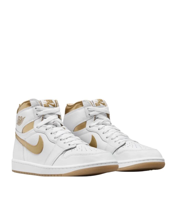 NIKE AIR JORDAN 1 HIGH 1 OG WHITE GOLD FD2596 107