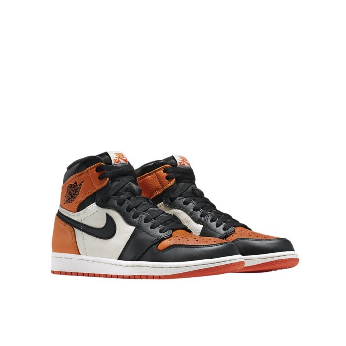 NIKE AIR JORDAN 1 HIGH OG SHATTERED BACKBOARD STARFISH SAIL BLACK DZ5485 008
