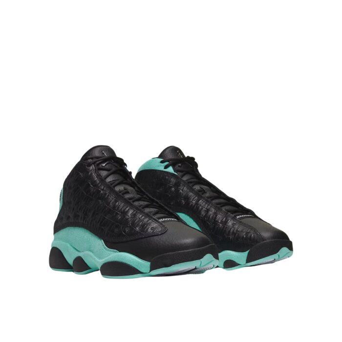 NIKE AIR JORDAN 13 RETRO BLACK ISLAND GREEN 414571 030