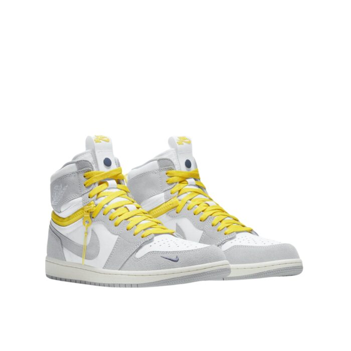 NIKE AIR JORDAN 1 HIGH SWITCH WHITE LIGHT SMOKE GREY SAIL TOUR YELLOW CW6576 100