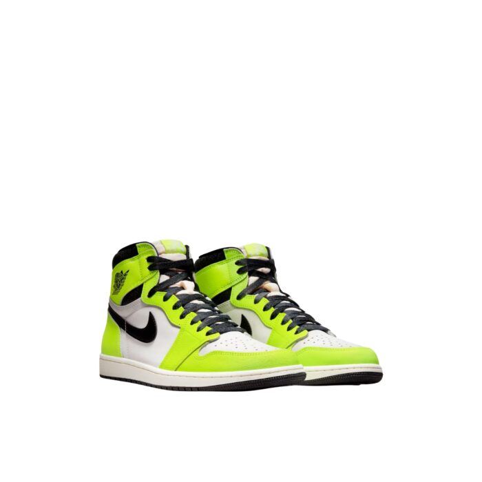 NIKE AIR JORDAN 1 HIGH OG VISIONAIRE VOLT SAIL BLACK 555088 702