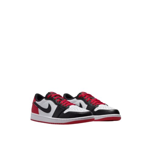 NIKE AIR JORDAN 1 LOW OG BLACK WHITE VARSITY RED CZ0790 106