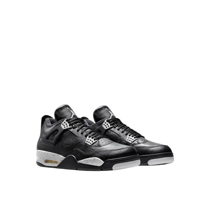 NIKE AIR JORDAN 4 RETRO OREO BLACK TECH GREY BLACK 314254 033