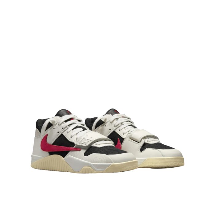 NIKE AIR JORDAN JUMPMAN JACK X TRAVIS SCOTT SAIL UNIVERSITY RED BLACK MUSLIN FZ8117 101