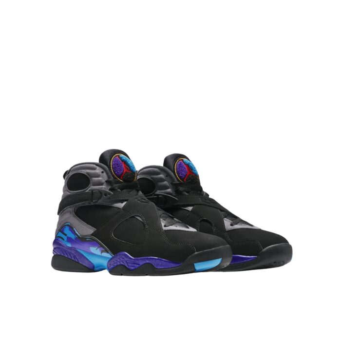NIKE AIR JORDAN 8 RETRO AQUA BLACK BRIGHT CONCORD AQUA TONE 305381 025
