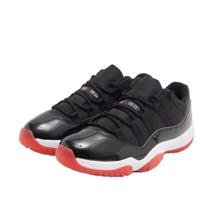 NIKE AIR JORDAN 11 RETRO LOW BRED BLACK FV5104 006 - Image 3