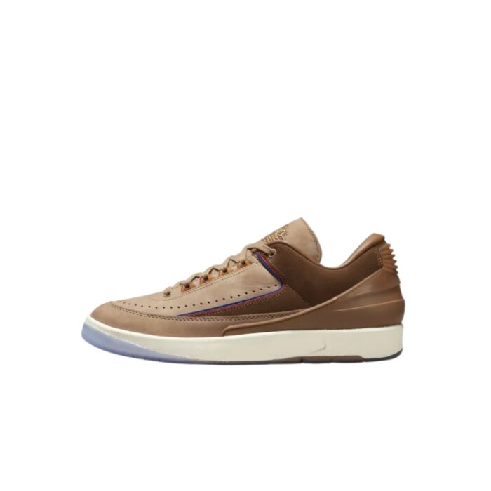 NIKE TWO 18 X AIR JORDAN 2 RETRO LOW ROCKY TAN DV7129 222 - Image 3
