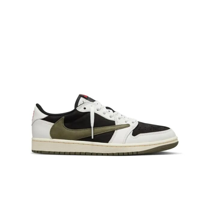 NIKE AIR JORDAN 1 LOW X TRAVIS SCOTT OLIVE DZ4137 106 - Image 3