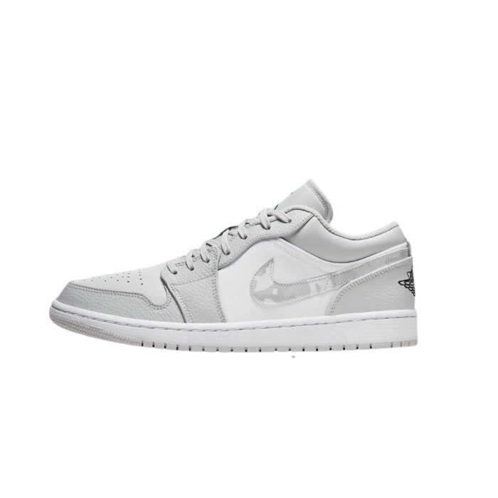 NIKE AIR JORDAN 1 LOW WHITE CAMO DC9036 100 - Image 2