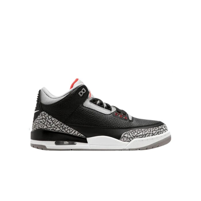 NIKE AIR JORDAN 3 RETRO OG BLACK CEMENT 854262 001 - Image 3