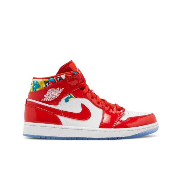 NIKE AIR JORDAN 1 MID SE BARCELONA SWEATER DC7294 600 - Image 3