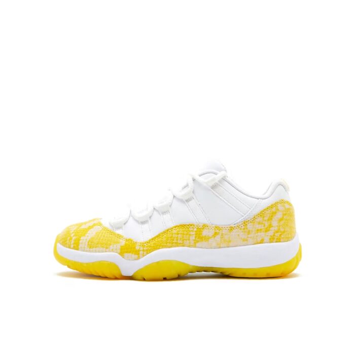 NIKE AIR JORDAN 11 RETRO LOW YELLOW SNAKESKIN AH7860 107 - Image 2