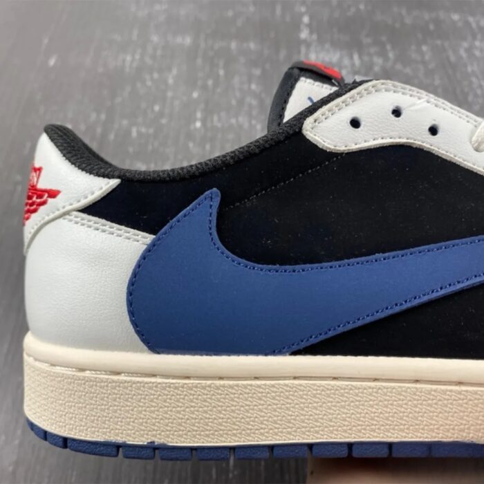 NIKE AIR JORDAN 1 LOW X TRAVIS SCOTT LIGHT NAVY - Image 5