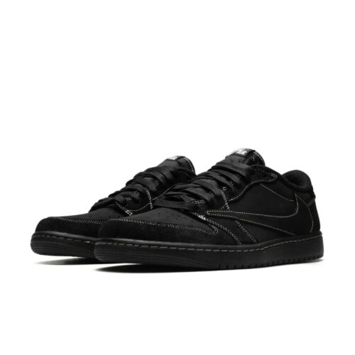 NIKE AIR JORDAN 1 LOW OG X TRAVIS SCOTT BLACK PHANTOM DM7866 001 - Image 4