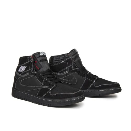 NIKE AIR JORDAN 1 HIGH X TRAVIS SCOTT BLACK PHANTOM - Image 3