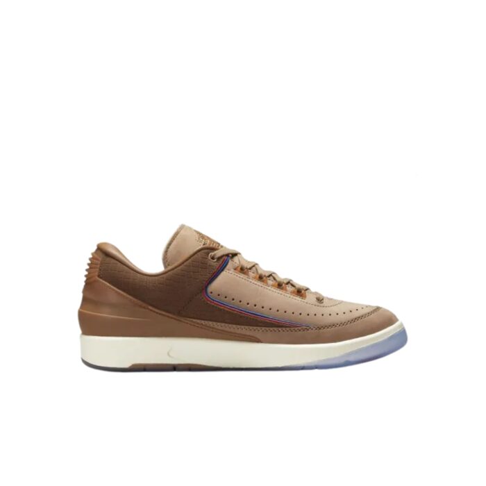 NIKE TWO 18 X AIR JORDAN 2 RETRO LOW ROCKY TAN DV7129 222 - Image 2