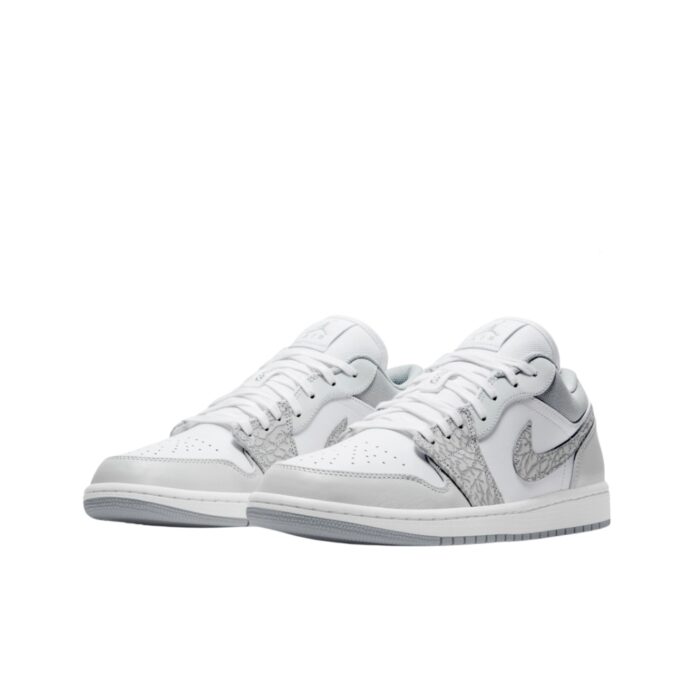 NIKE AIR JORDAN 1 LOW ELEPHANT PRINT DH4269 100 - Image 3