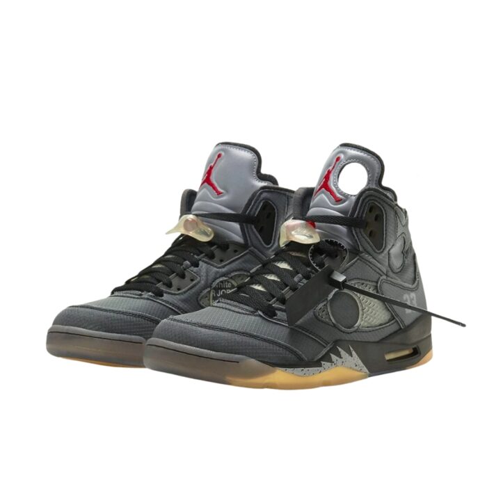NIKE AIR JORDAN 5 RETRO SP X OFF WHITE MUSLIN CT8480 001 - Image 4