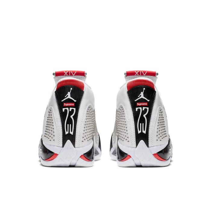 NIKE AIR JORDAN 14 RETRO X SUPREME WHITE BV7630 106 - Image 4