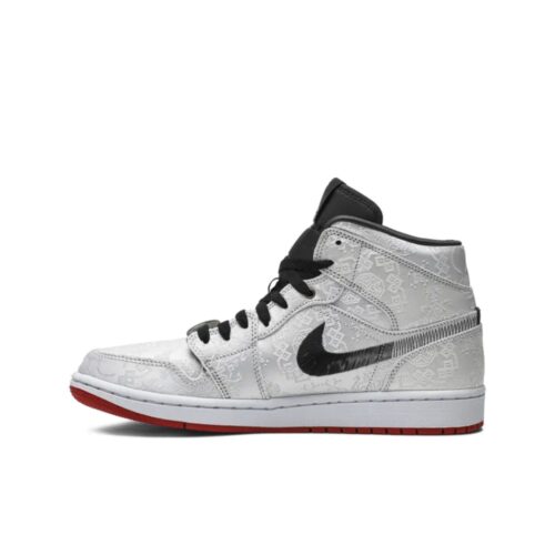 NIKE AIR JORDAN 1 MID X CLOT FEARLESS CU2804 100 - Image 2