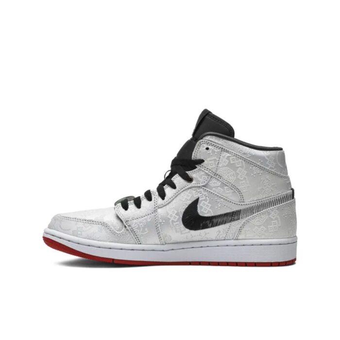 NIKE AIR JORDAN 1 MID X CLOT FEARLESS CU2804 100 - Image 2