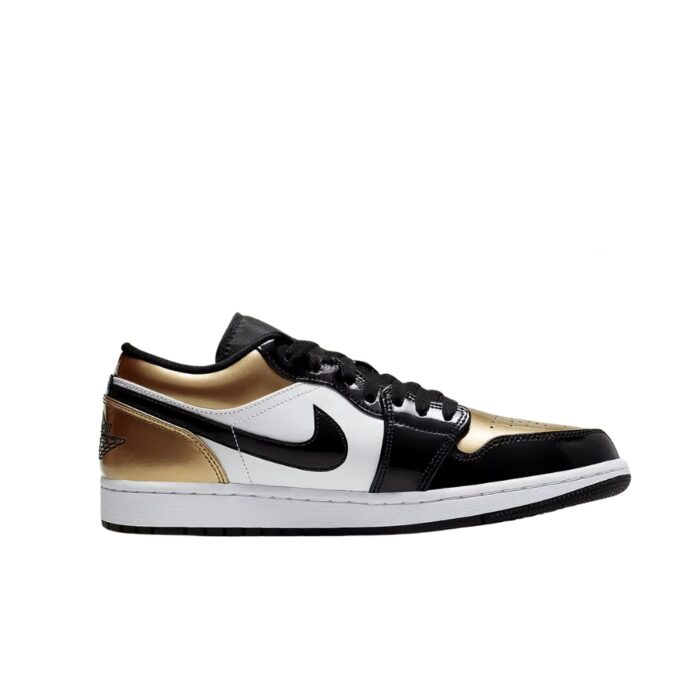 NIKE AIR JORDAN 1 LOW GOLD TOE CQ9447 700 - Image 2