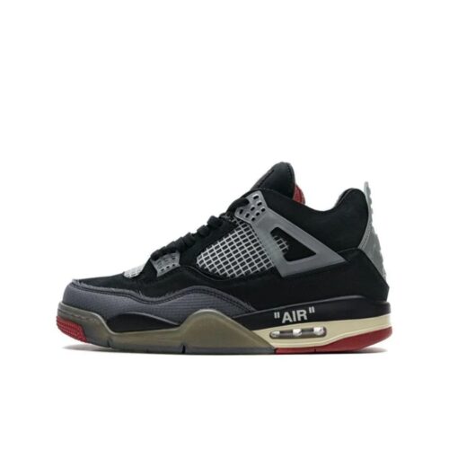 NIKE AIR JORDAN 4 RETRO X OFF WHITE BRED CV9388 001 - Image 2