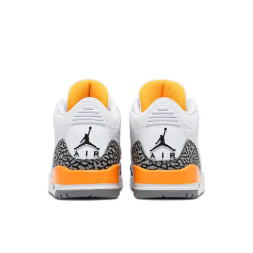 NIKE AIR JORDAN 3 RETRO LASER ORANGE CK9246 108 - Image 4