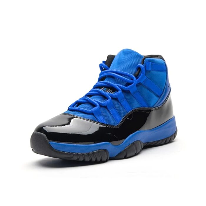 NIKE AIR JORDAN 11 ROYAL BLUE AND BLACK - Image 3