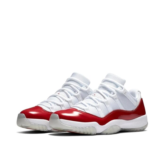 NIKE AIR JORDAN 11 RETRO LOW VARSITY RED 528895 102 - Image 4