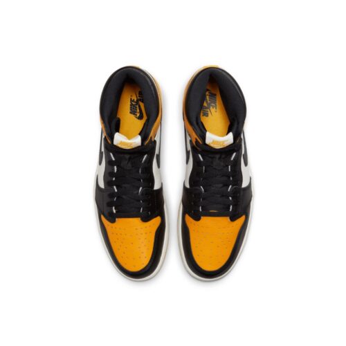 NIKE AIR JORDAN 1 RETRO HIGH OG TAXI YELLOW TOE 555088 711 - Image 4
