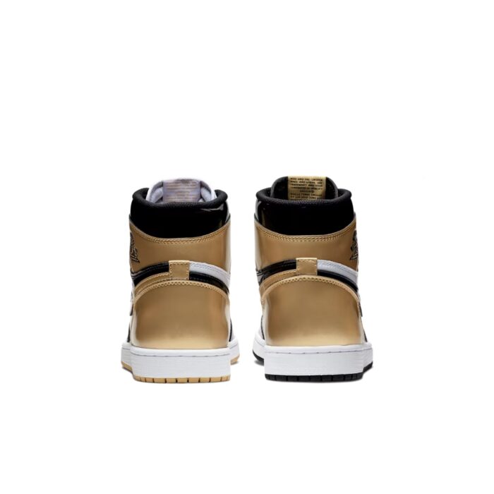 NIKE AIR JORDAN 1 BLACK GOLD - Image 5